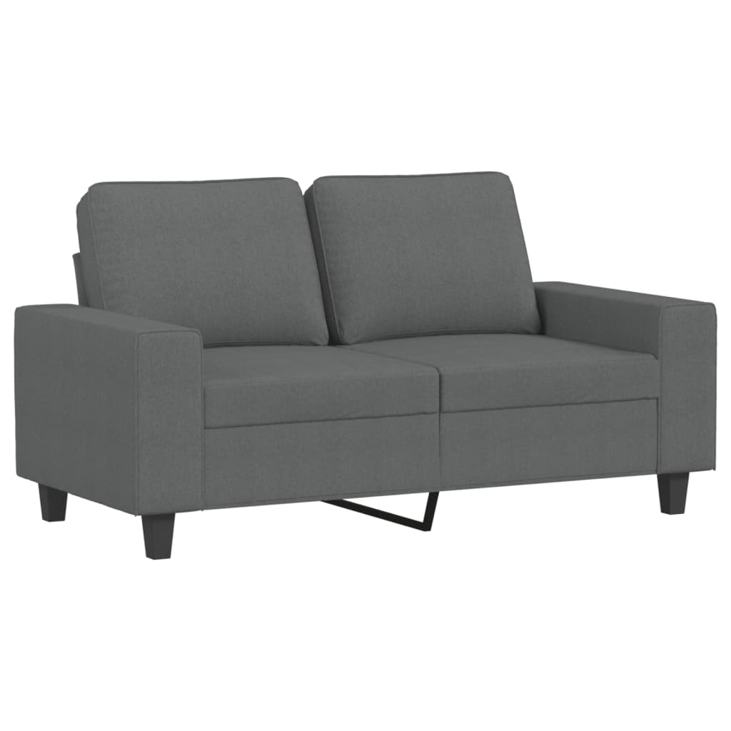 2 Piece Dark Gray Fabric Sofa Set H52642