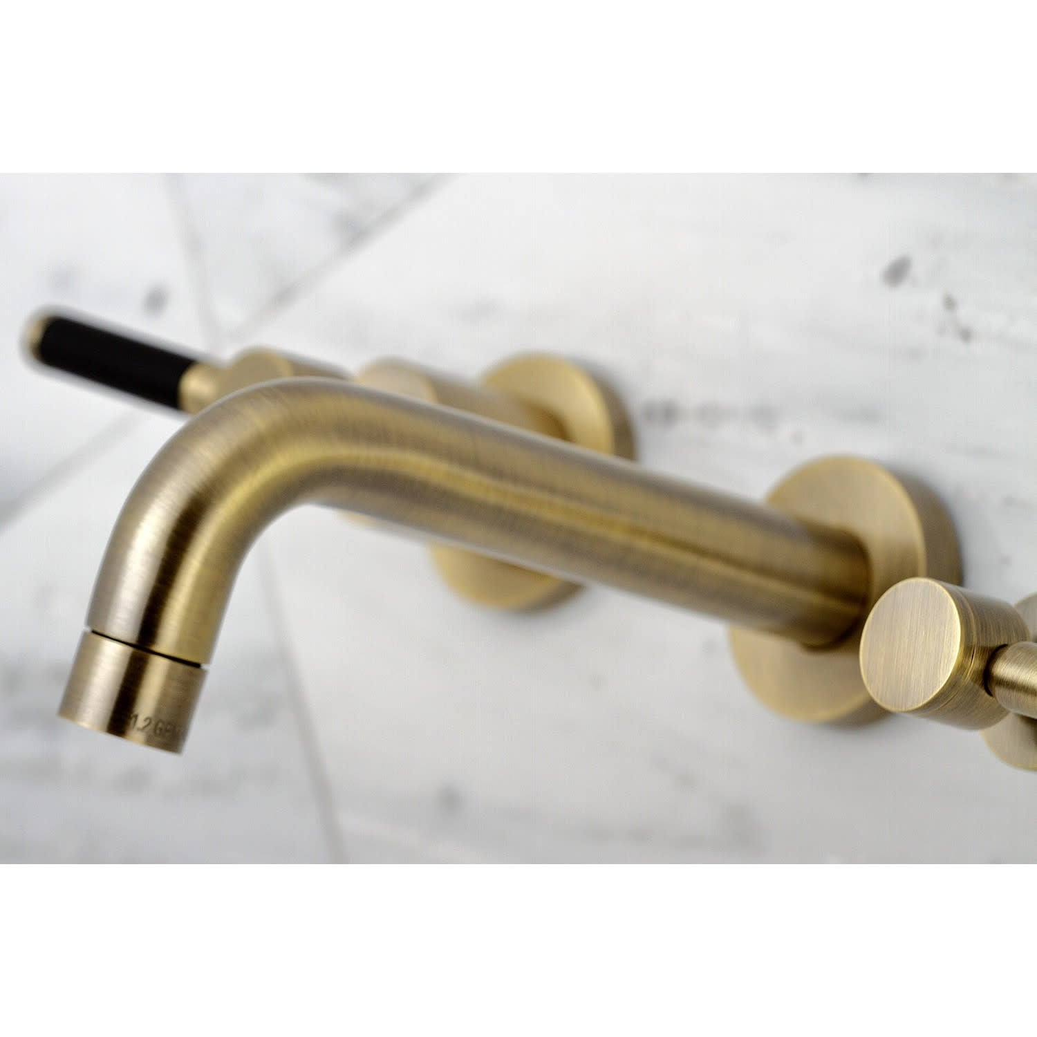 2-Handle Wall Mount Bathroom Faucet, Polished Nickel K7950