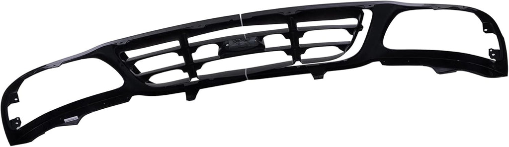 Front Grille Grill Assembly With Cross Bar Insert Compatible With Ford F150 1999-2003 F250 1999 F150 Heritage 2004 Pickup Truck D92417