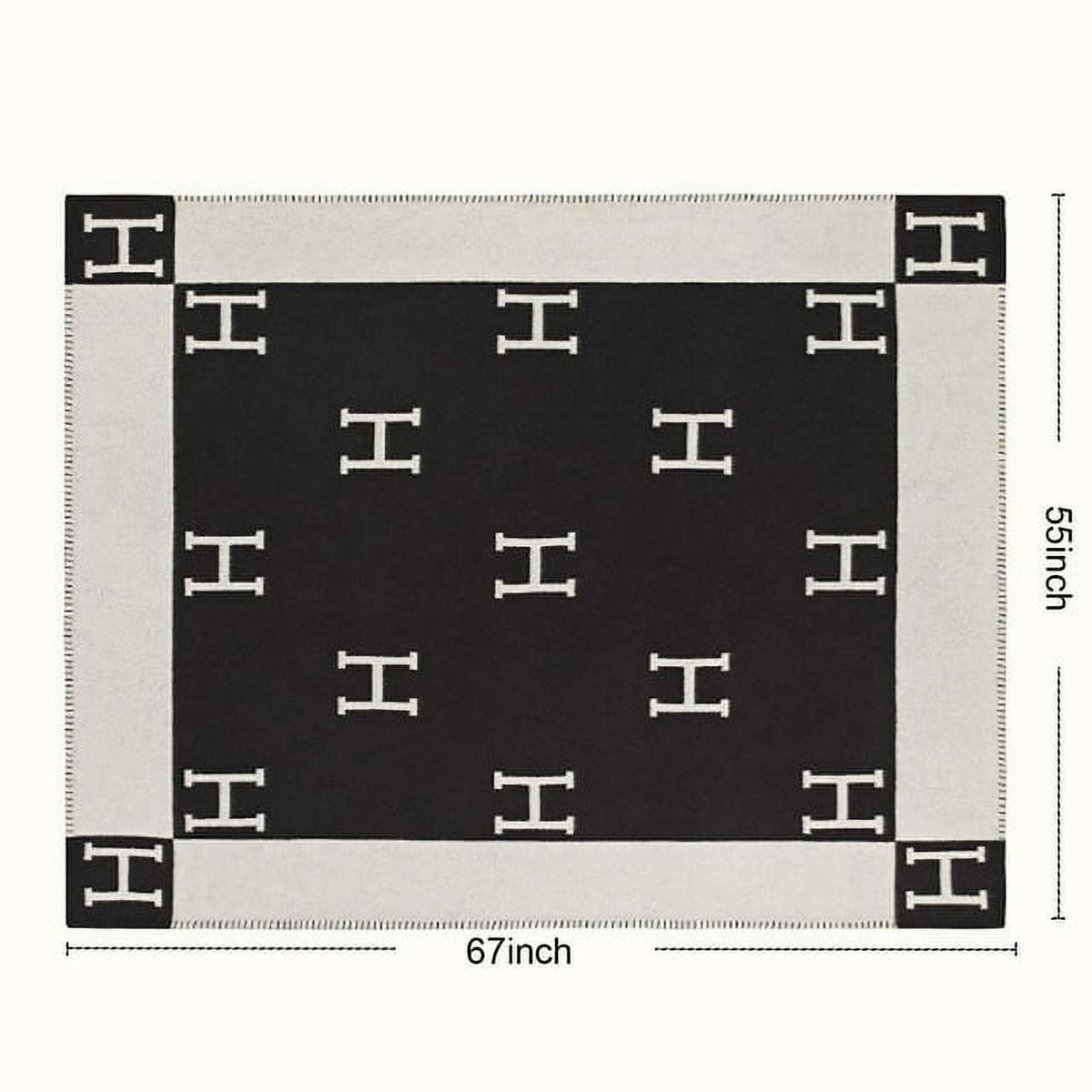 Crystal Velvet Throw Blanket 58x80 inches G4764