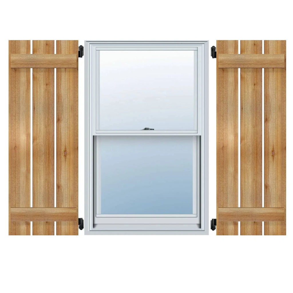 Rough Sawn Board-n-Batten Shutters E8150