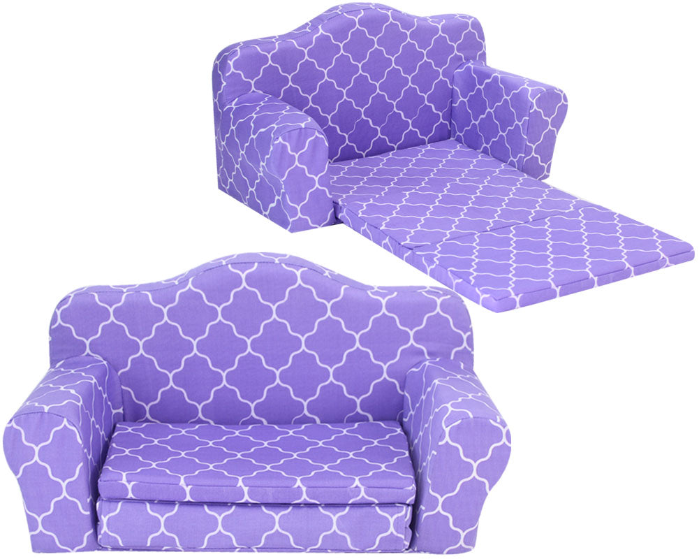 Plush Pull Out Couch/Double Bed for 18" Dolls J2699