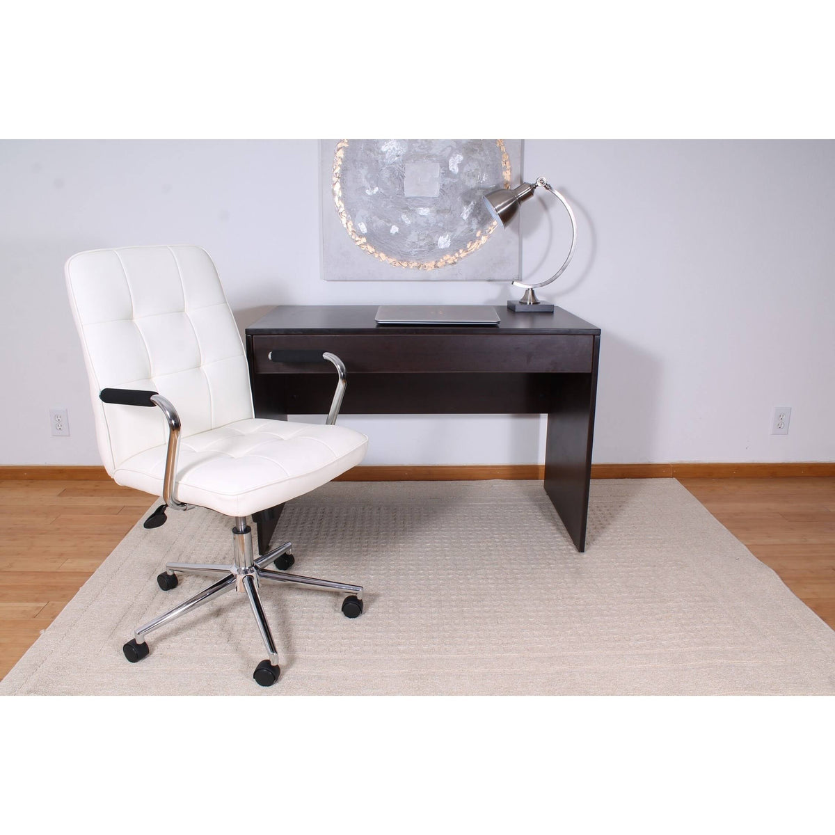 Red Faux Leather Office Chair X40858