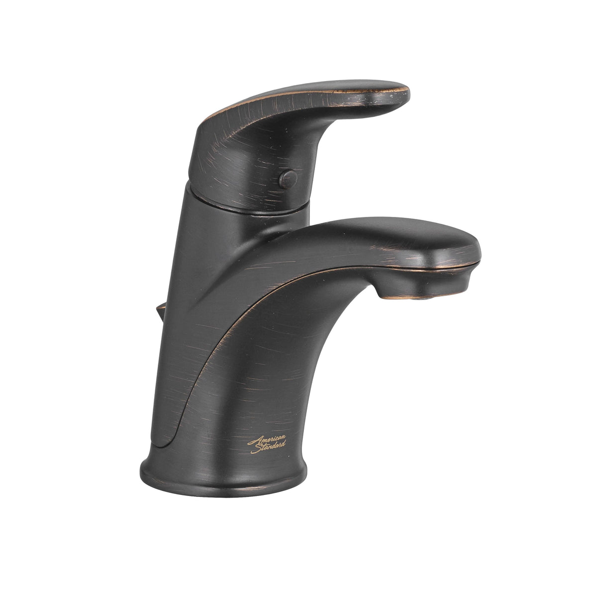 Single-Handle Single-Hole Bathroom Faucet with 50/50 Drain in Legacy Bronze Y733