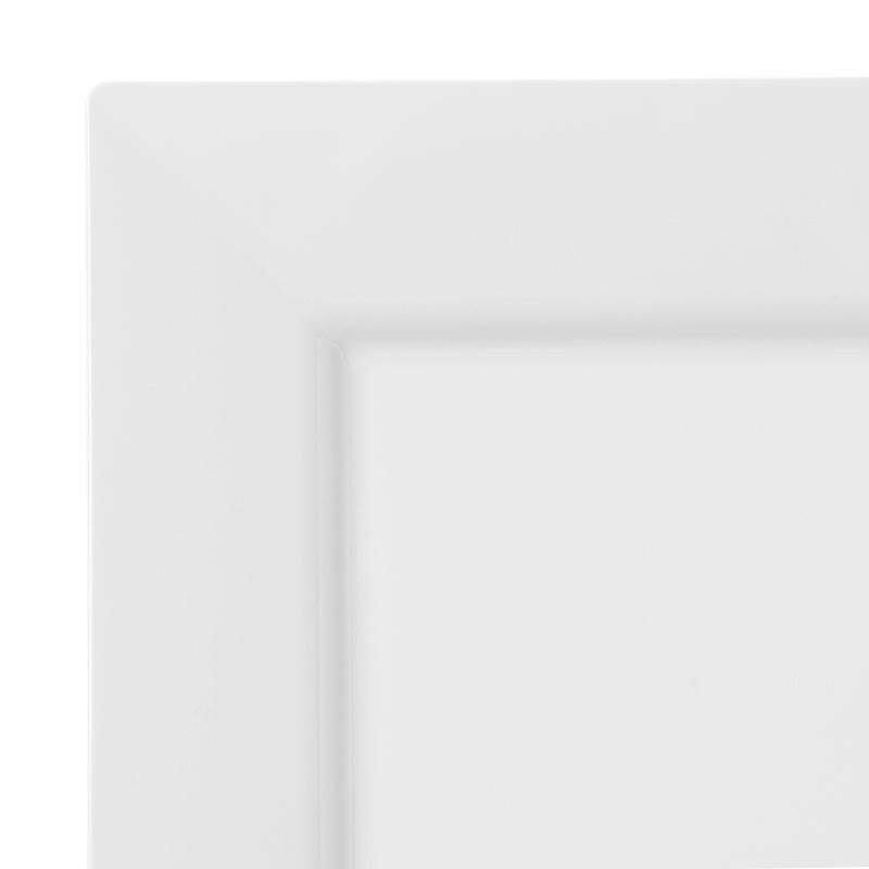 White Disposable Plastic Salad Plates N330285