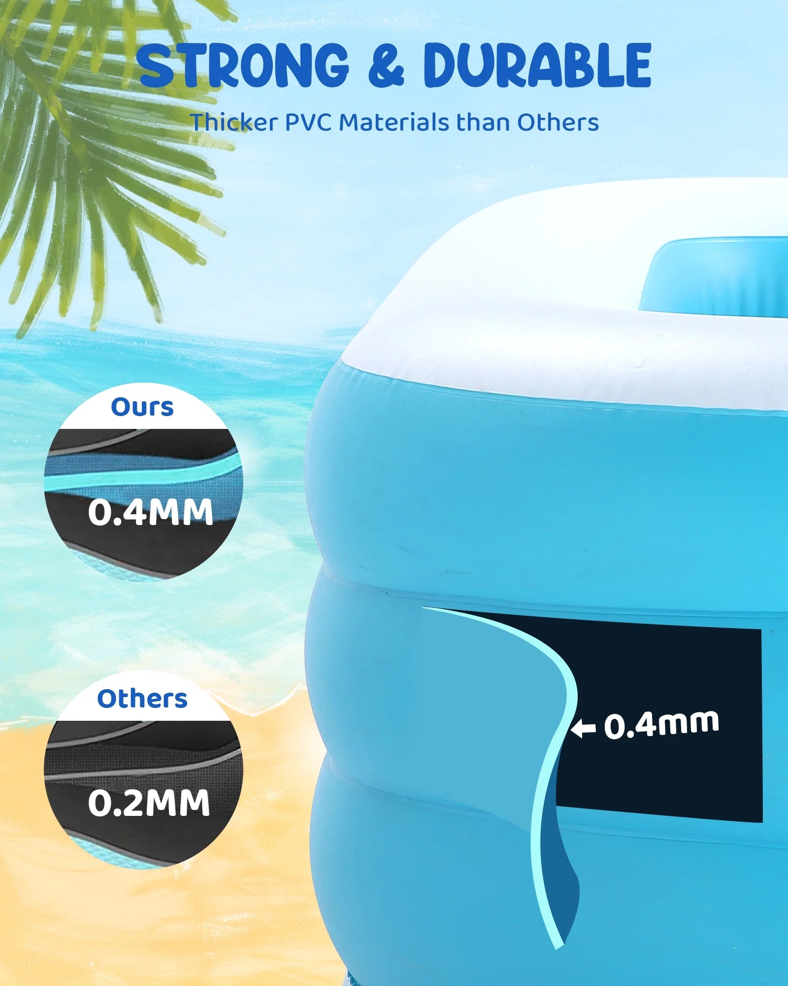 95In Inflatable Swimming Pool Y370260