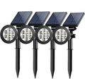 Outdoor Solar Spotlights 7 Led 2-in-1 Waterproof Adjustable Landscape Spotlights (4 Pack) Z92712