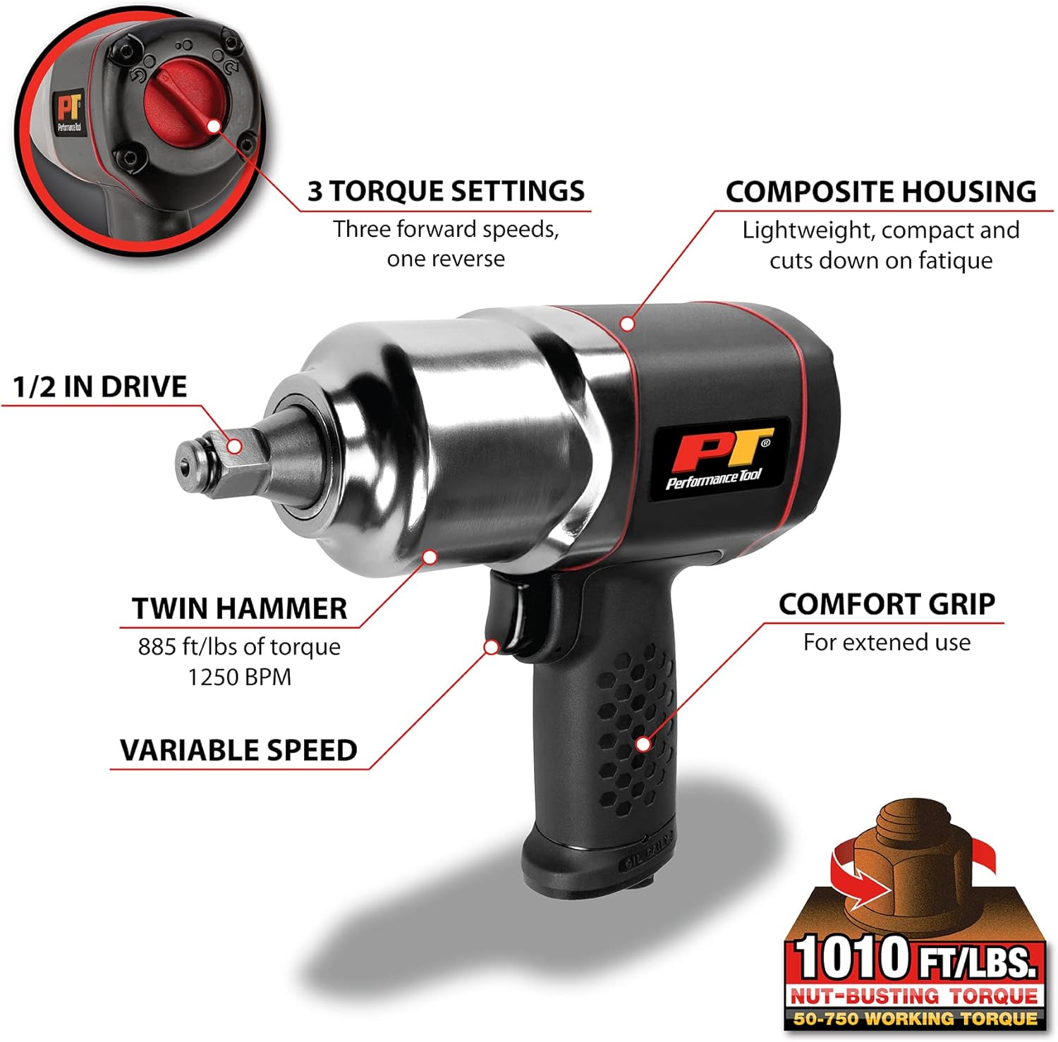 1/2-Inch Composite Impact Wrench X792527