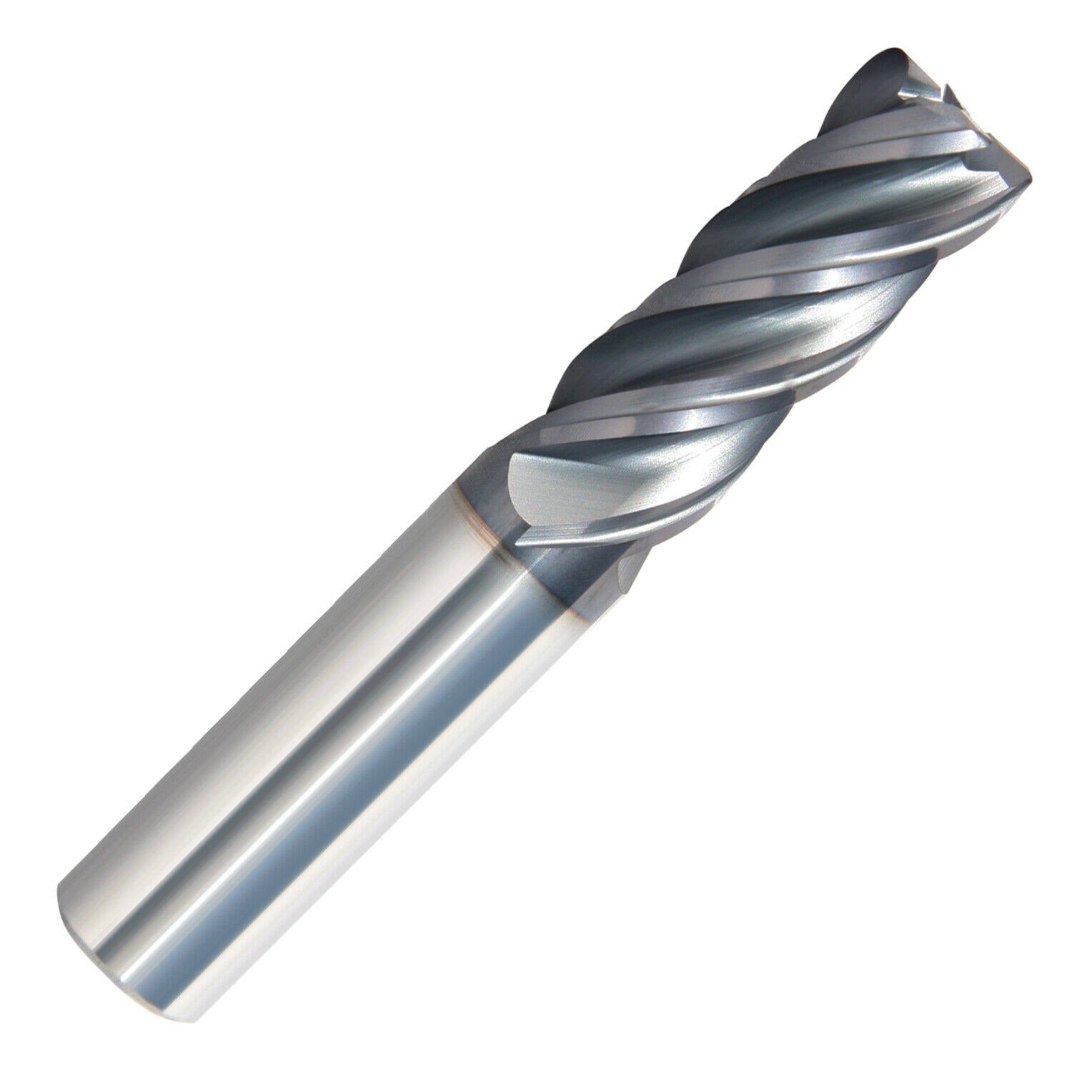 5/8x22 Corner Radius End Mill, 4 Flute, Solid Carbide, AlTiN Coated S341418