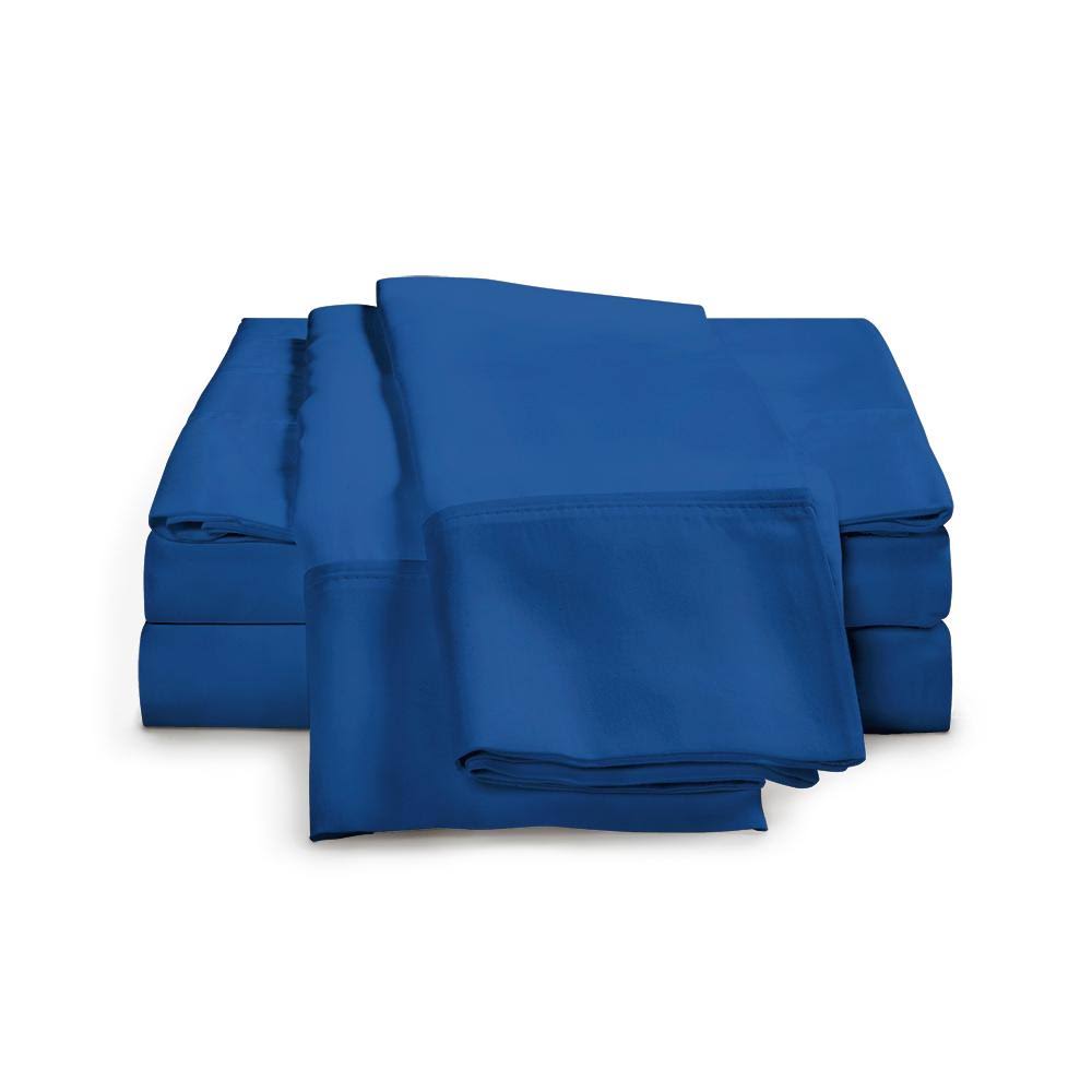 Smoke Blue 4 Piece Rayon from Bamboo Sheet Set, California King X2972