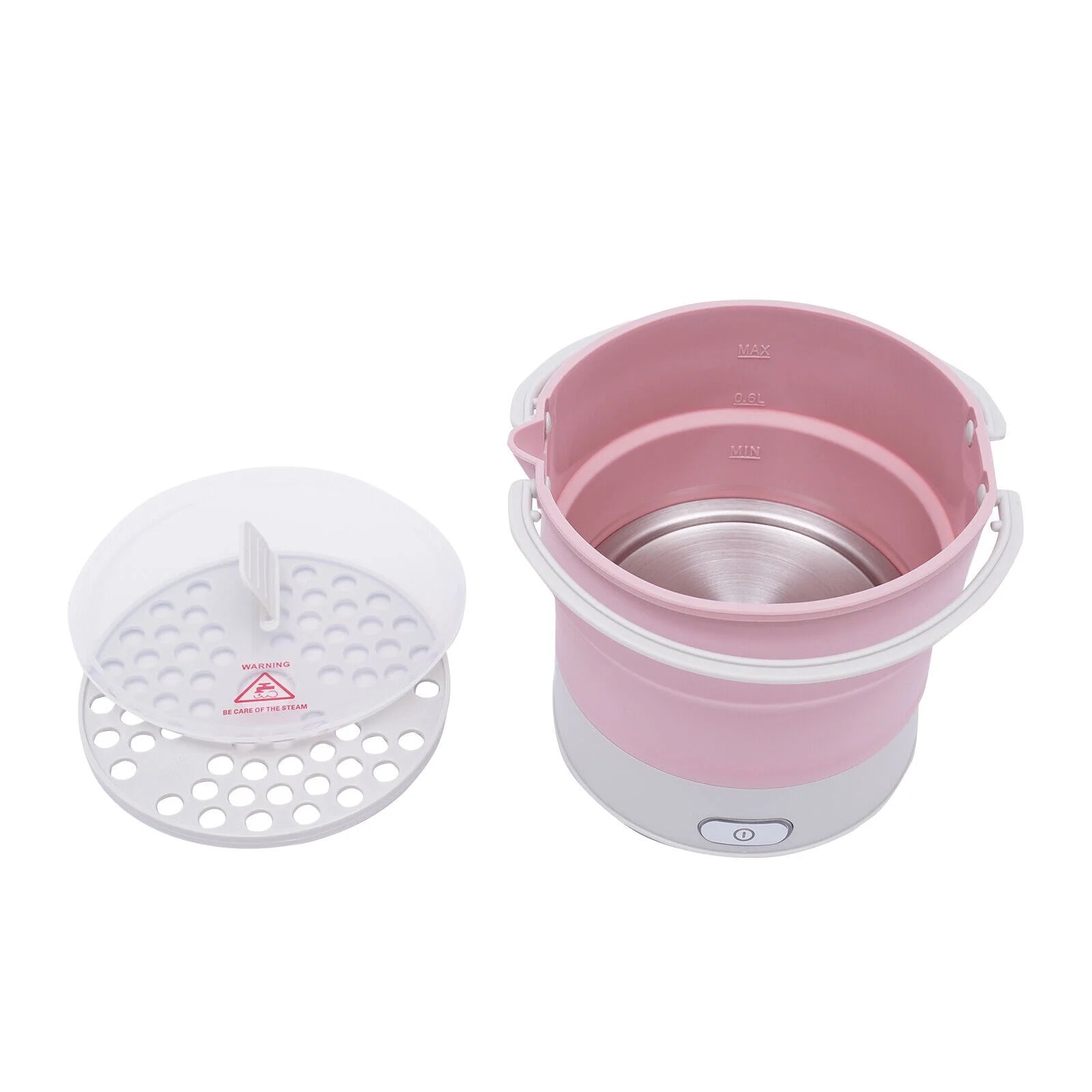 Mini Folding Electric Hot Pot Cooker Travel Pot Dual Voltage 100V-240V P429