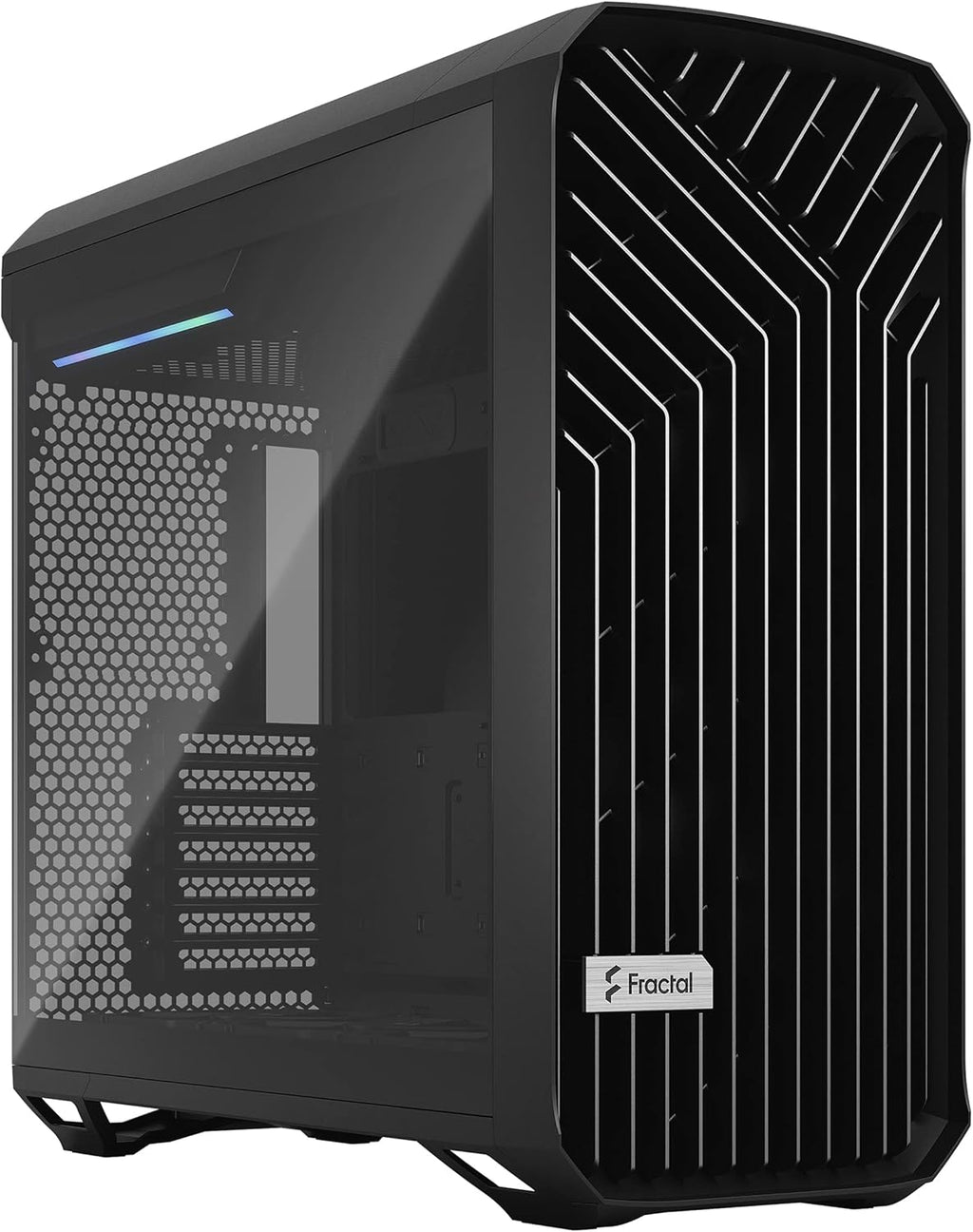 Gray Mid Tower Computer Case H5241