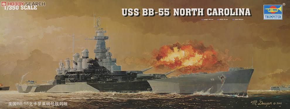 1/350 USS North Carolina BB-55 S6599