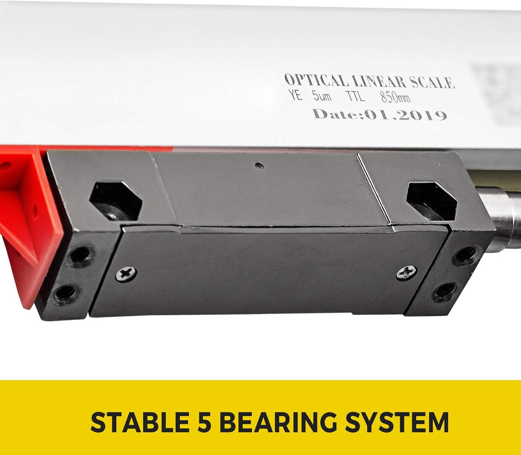 1 Axis Lathe Linear Scale 850mm with Accuracy 0.0002 Optical Length Precision Linear Scale Aluminum Body R1231