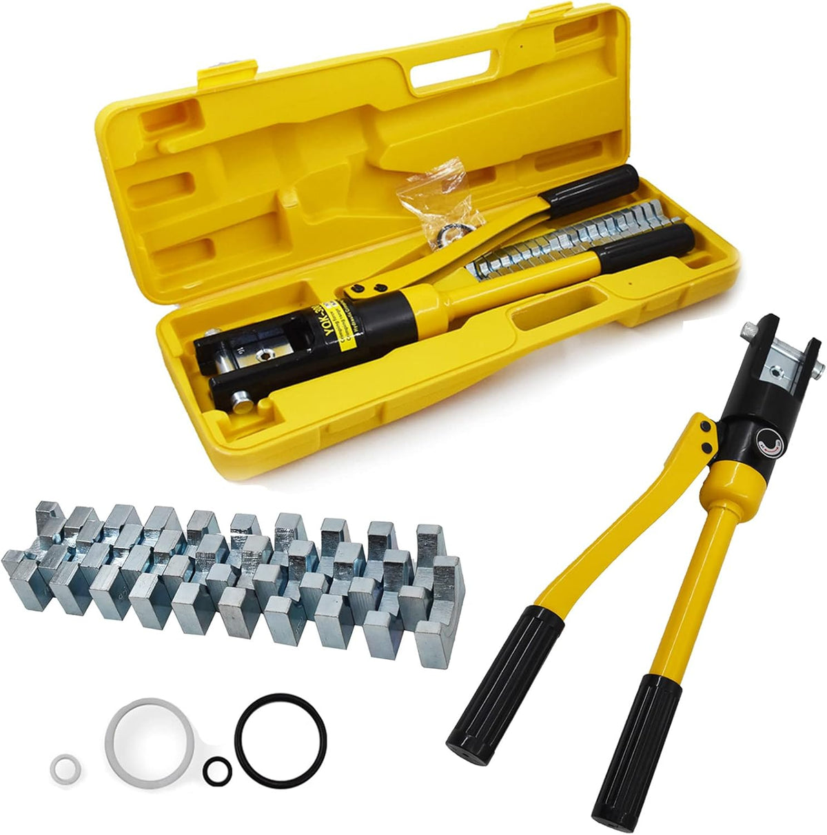 16 Ton Hydraulic Wire Crimper Crimping Tool with 11 Dies, Pack of 2 S271756