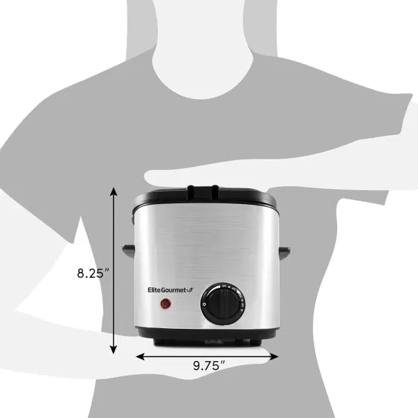 1.5 Qt. Electric Deep Fryer with Removable Basket N14414