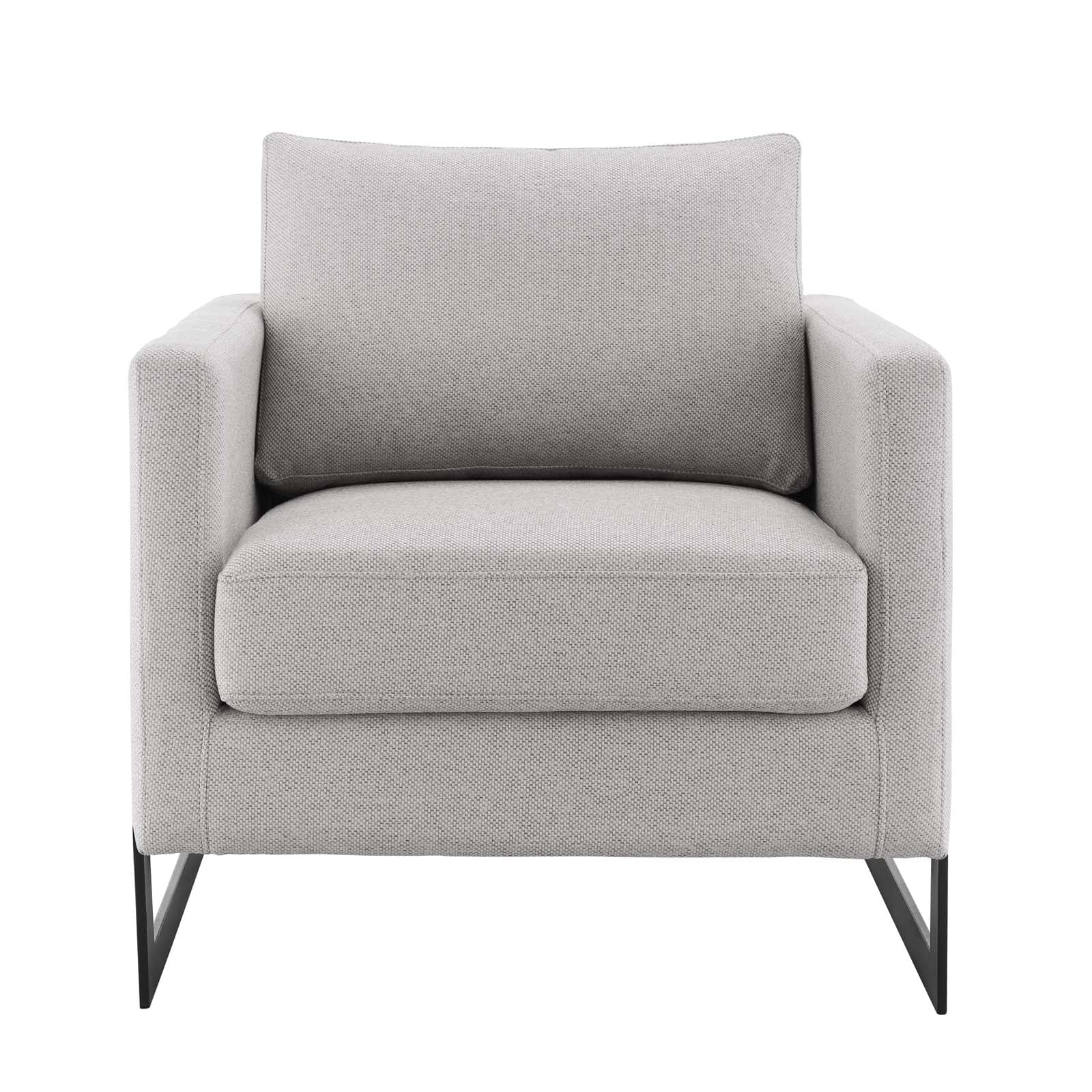 Black Camel Upholstered Fabric Accent Chair E775