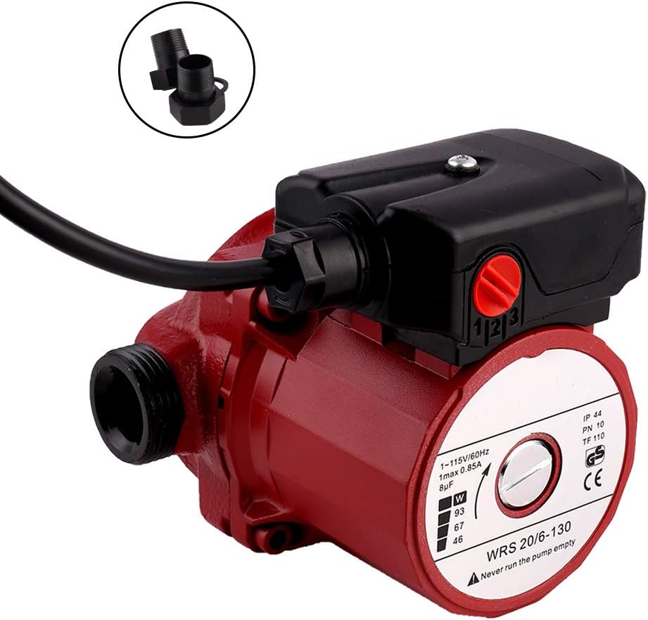 Pressure Booster Pump 115V 3-Speed Cast Iron 1 inch Outlet U61424