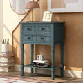 Narrow Console Table with Three Storage Drawers and Bottom Shelf L896894