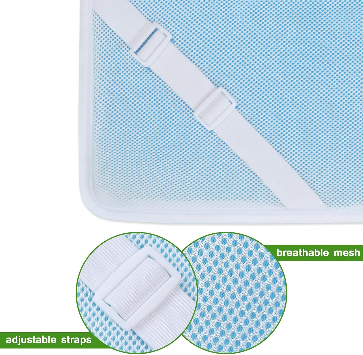 Queen Size Bamboo Rayon Zippered Mattress Protector Cover X81059