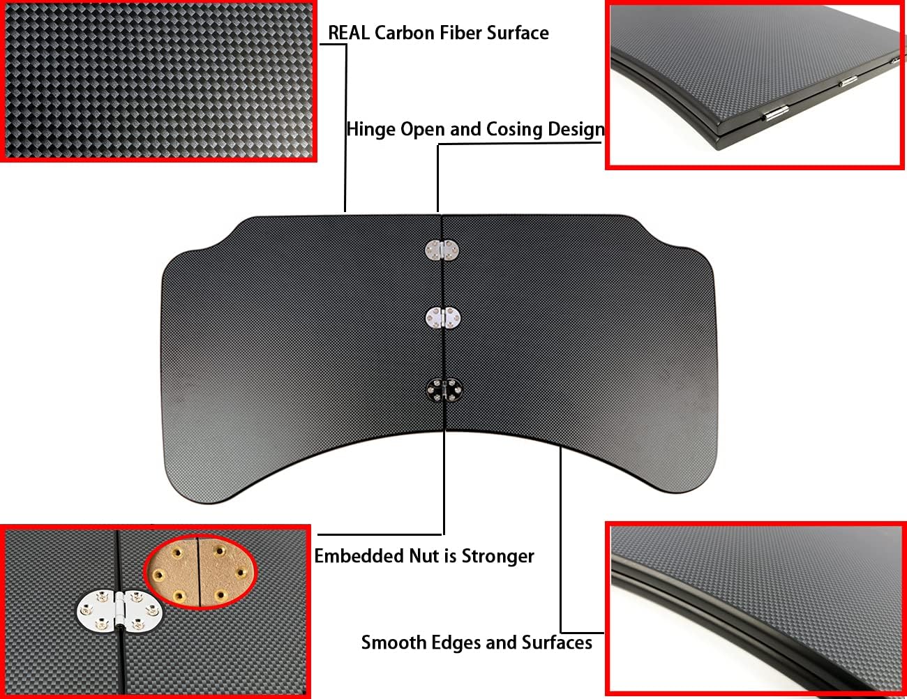 Car Laptop Desk Tray for Tesla Model Y Model 3 E404