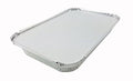 4 lb Oblong Aluminum Food Storage Pan with Board Lid, Pack of 50 V253115