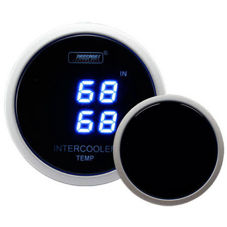 Dual Digital Display Intercooler Air Temperature Gauge X50041
