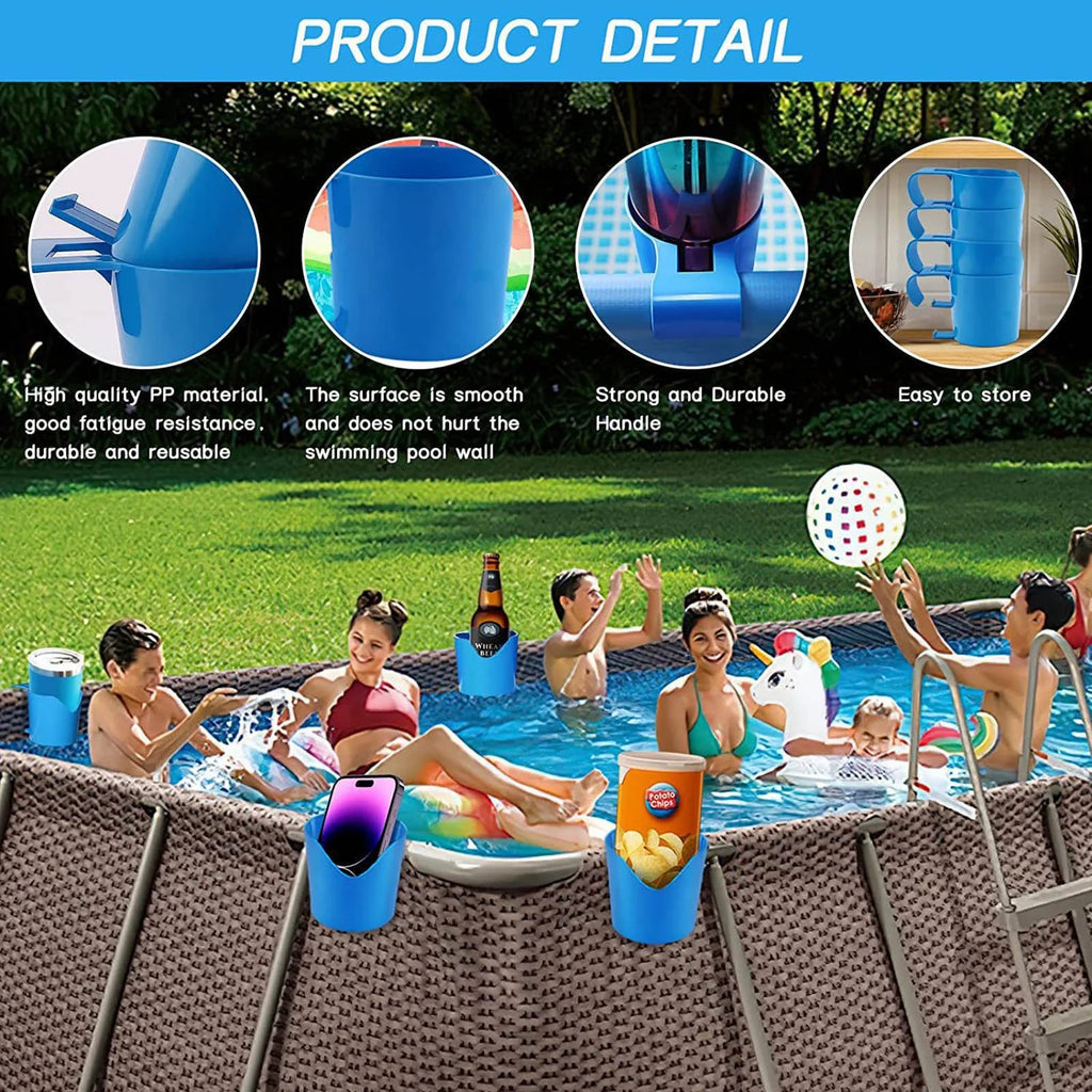 Blue Pool Drink Holder Cup Holder Y99308