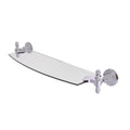 18 inch Glass Shelf Satin Chrome C72792