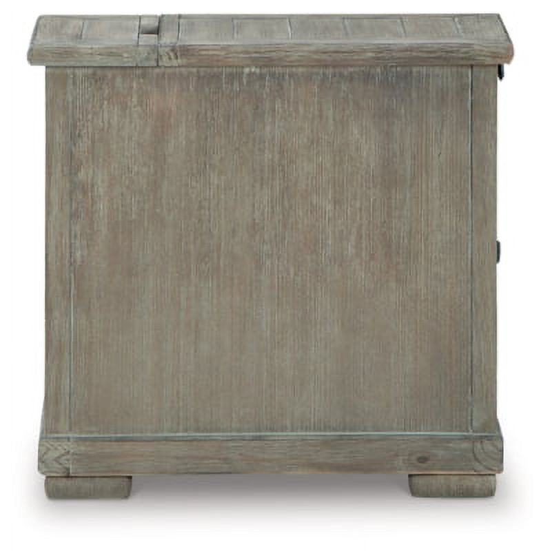 Bisque Chairside End Table T435606