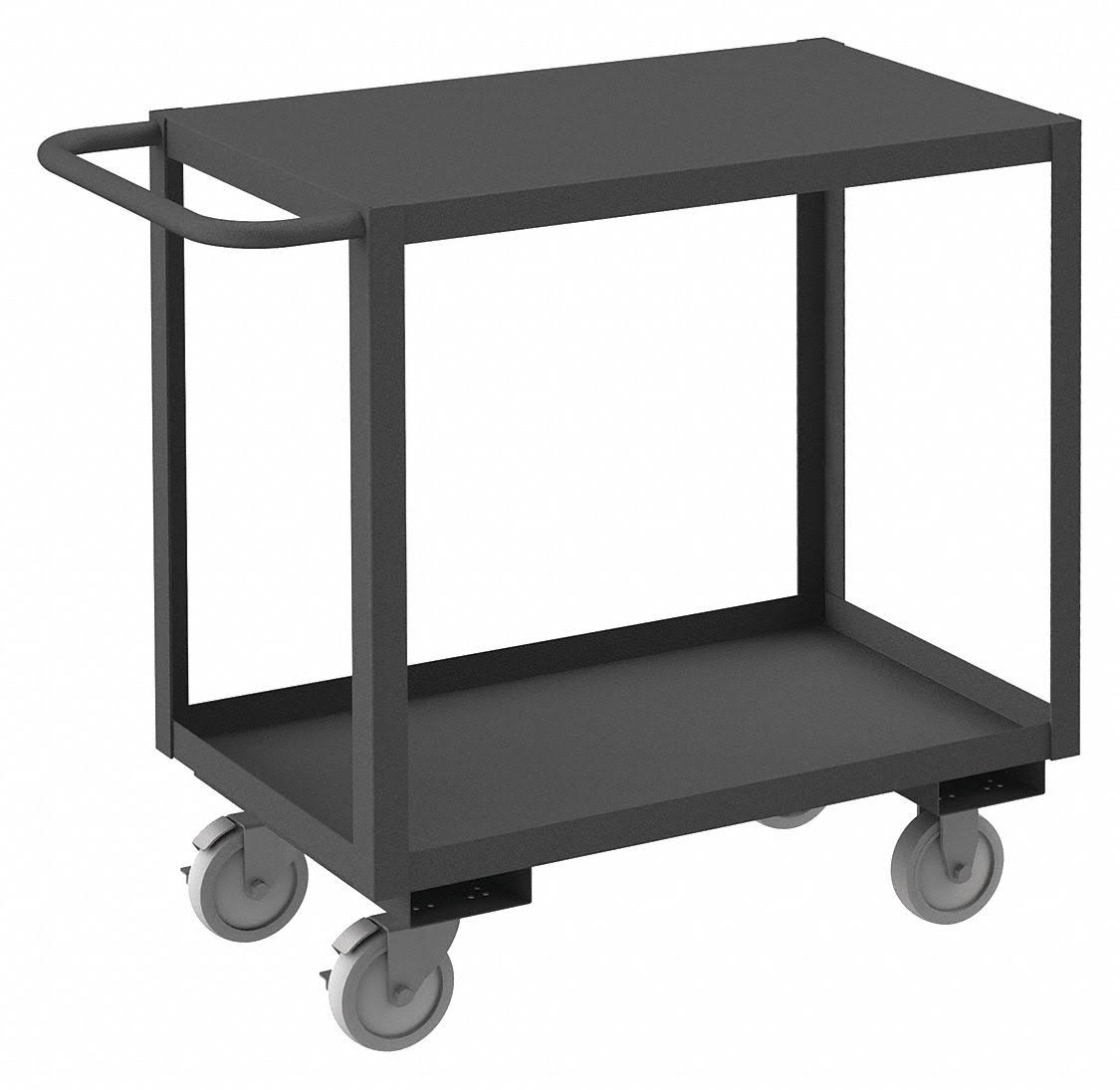 35 in. Rolling Service Cart Gray E139692