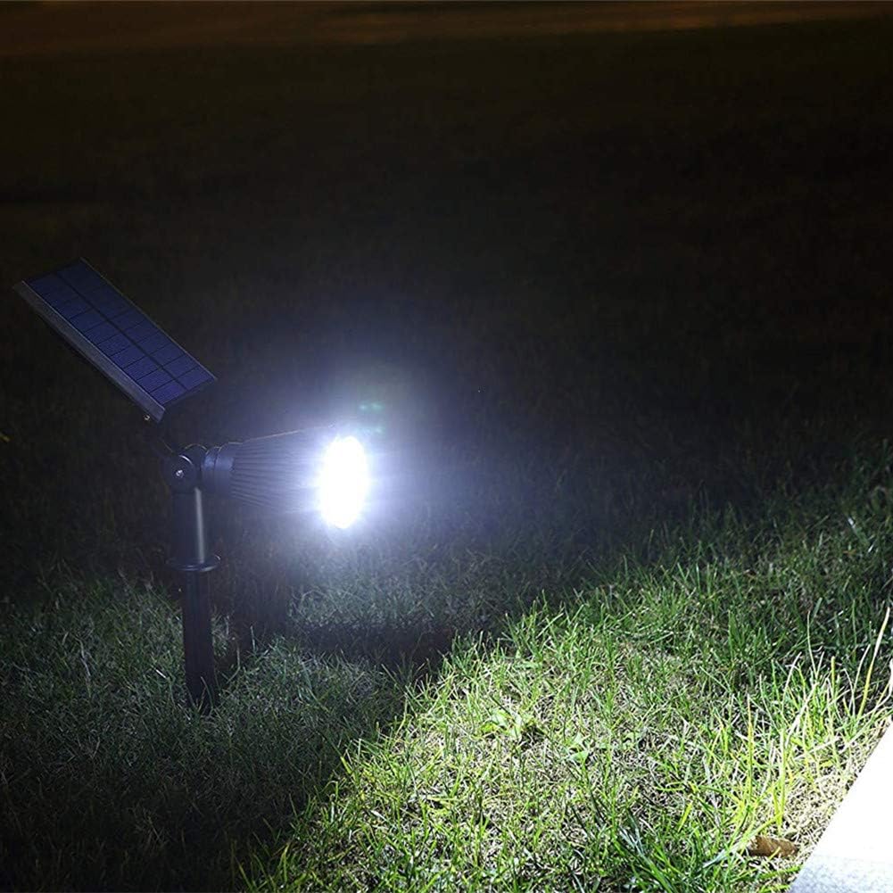 Outdoor Solar Spotlights 7 Led 2-in-1 Waterproof Adjustable Landscape Spotlights (4 Pack) Z92712
