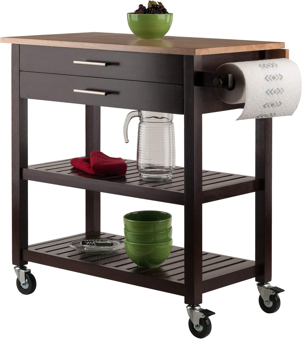 Cart Kitchen, Cappuccino/Natural W46766