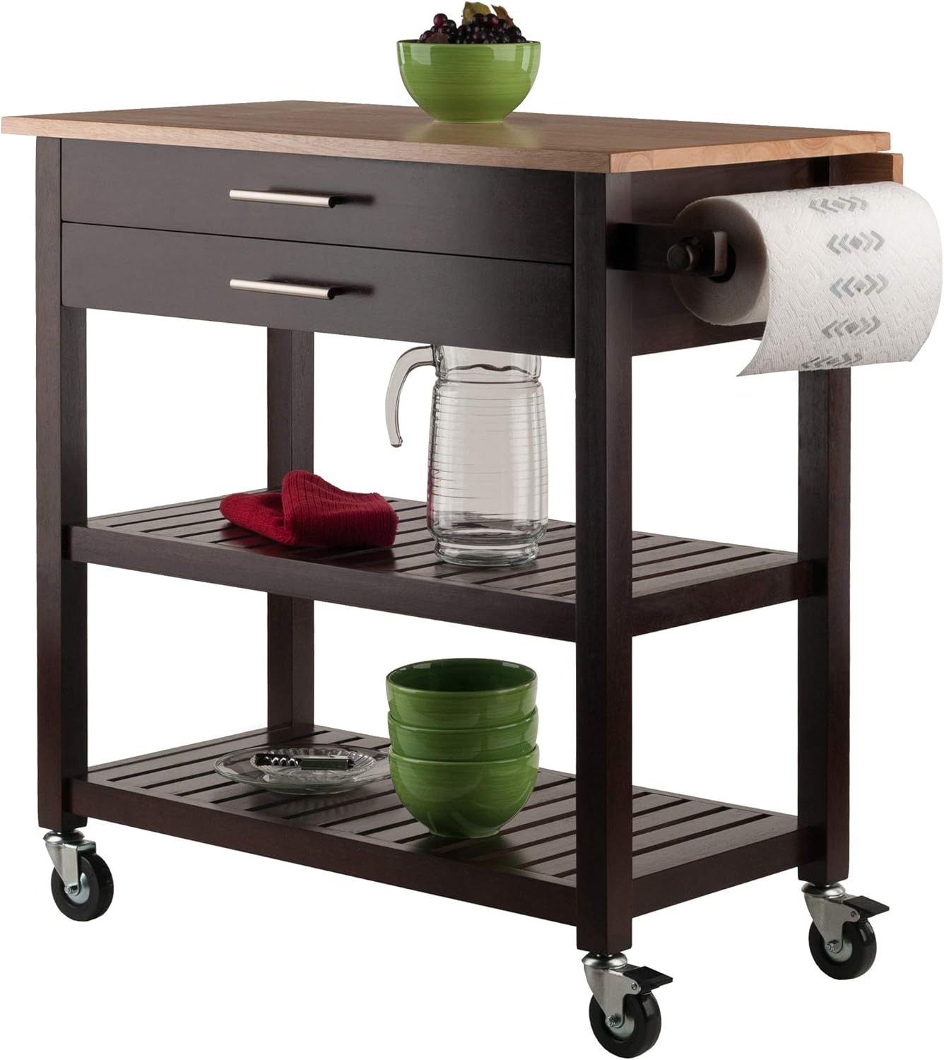 Cart Kitchen, Cappuccino/Natural W46766