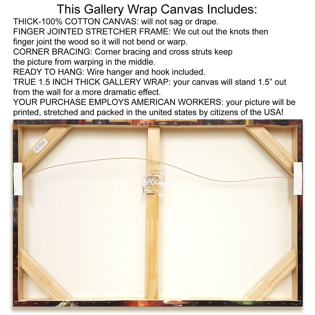 Graphic Art on Wrapped Canvas P539