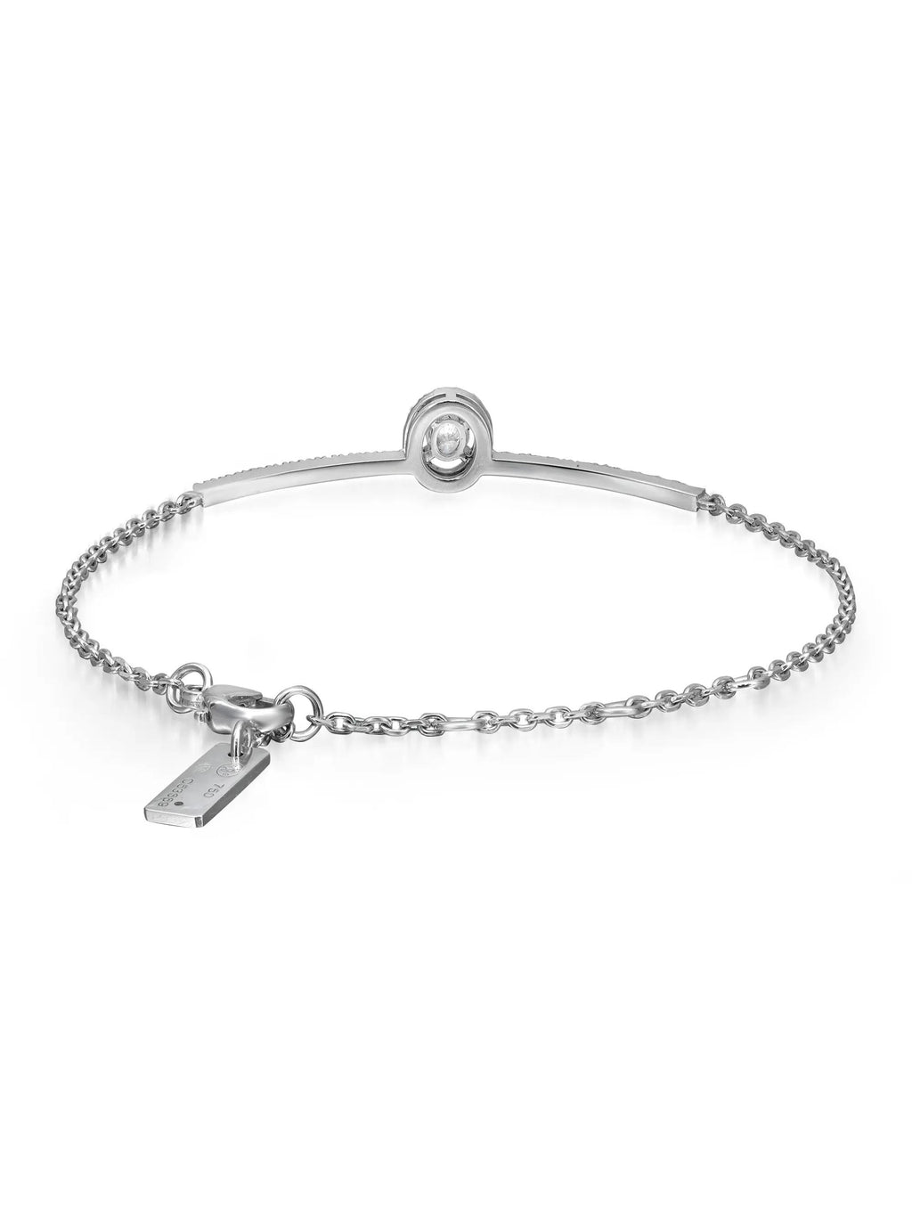 18K White Gold Diamond Chain Bracelet H994264