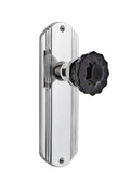 Bright Chrome Crystal Glass Door Knob P449