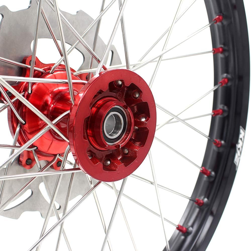 Casting Motorcycle Wheels Rims Red Nipple I4880