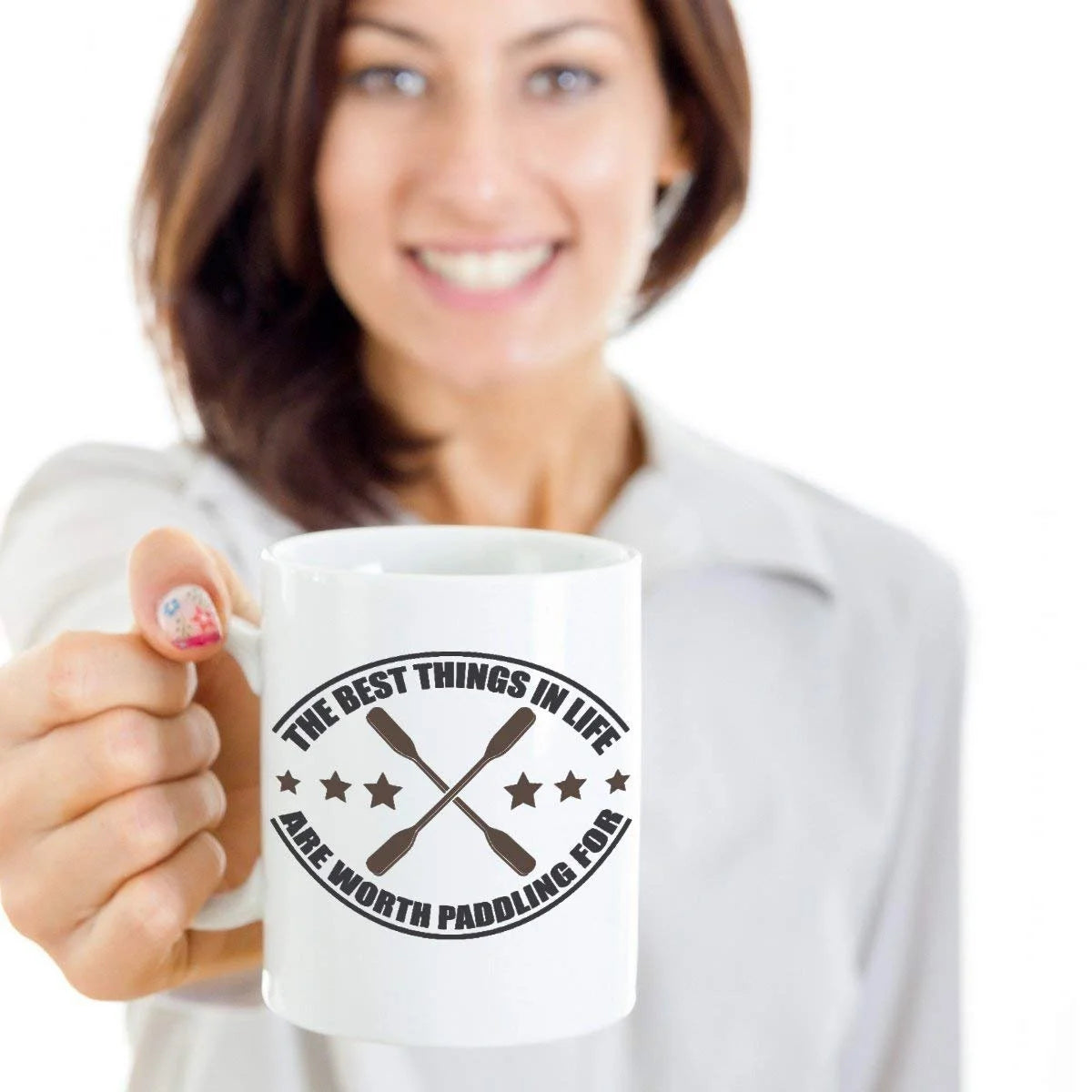 Kayaking Pun Coffee & Tea Mug Cup (15oz) L7663