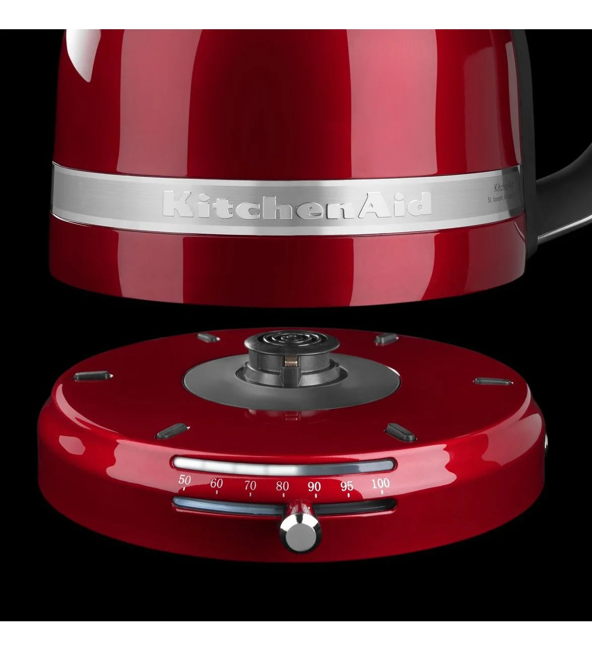 Candy Apple Red Electric Water Boiler Tea Kettle H7389