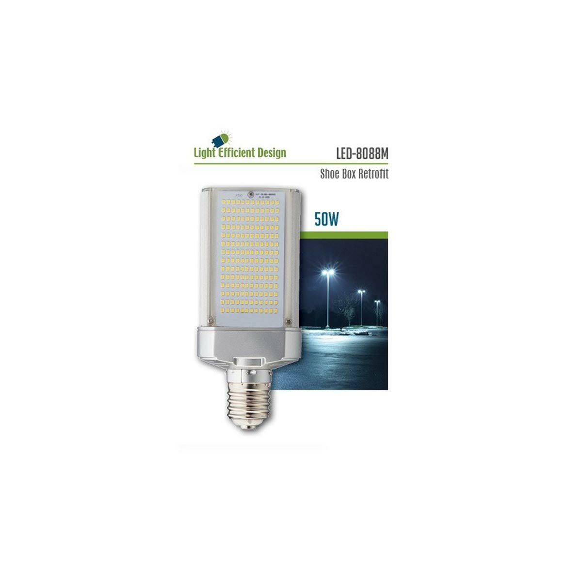 Wall Pack LED Bulb 50 Watts Retrofit E26 Base 5814 Lumens 5700K Cool White L3045