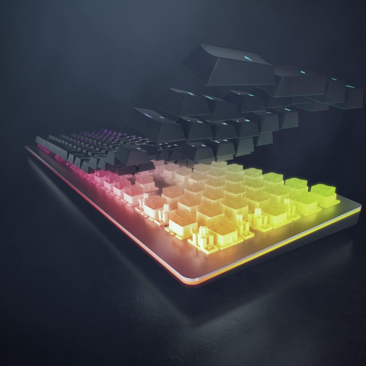 Corded Mechanical RGB Backlight Keyboard with Viola Switches D676