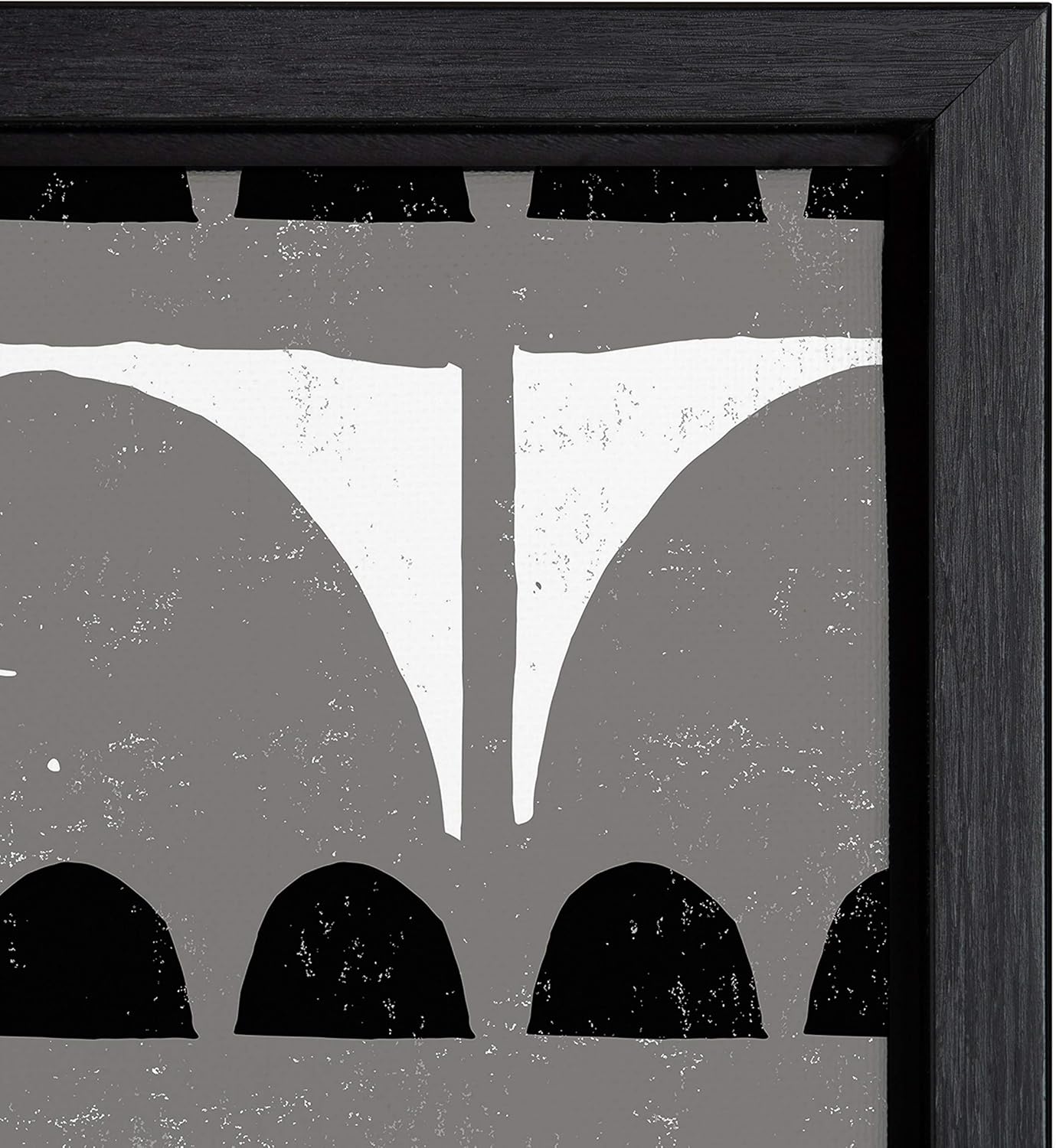 30x30 Black Framed Canvas Wall Art S833