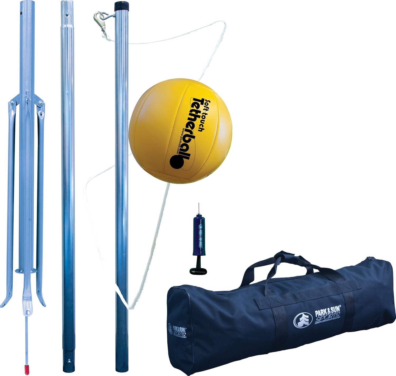 Portable Outdoor Tetherball Set with Carrying Bag O740684