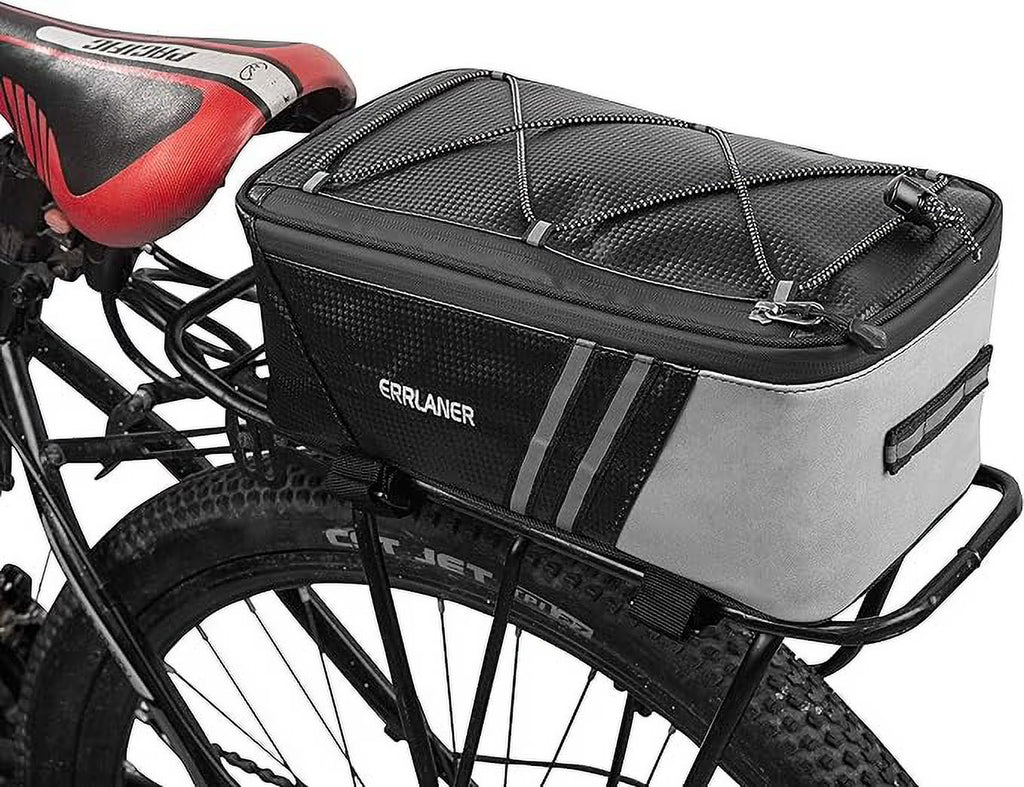 Rear Carrier Bag Waterproof 7L Bike Pannier with Rain Cover O94503