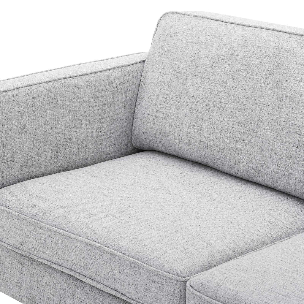 Light Grey Fabric Sofa B2819