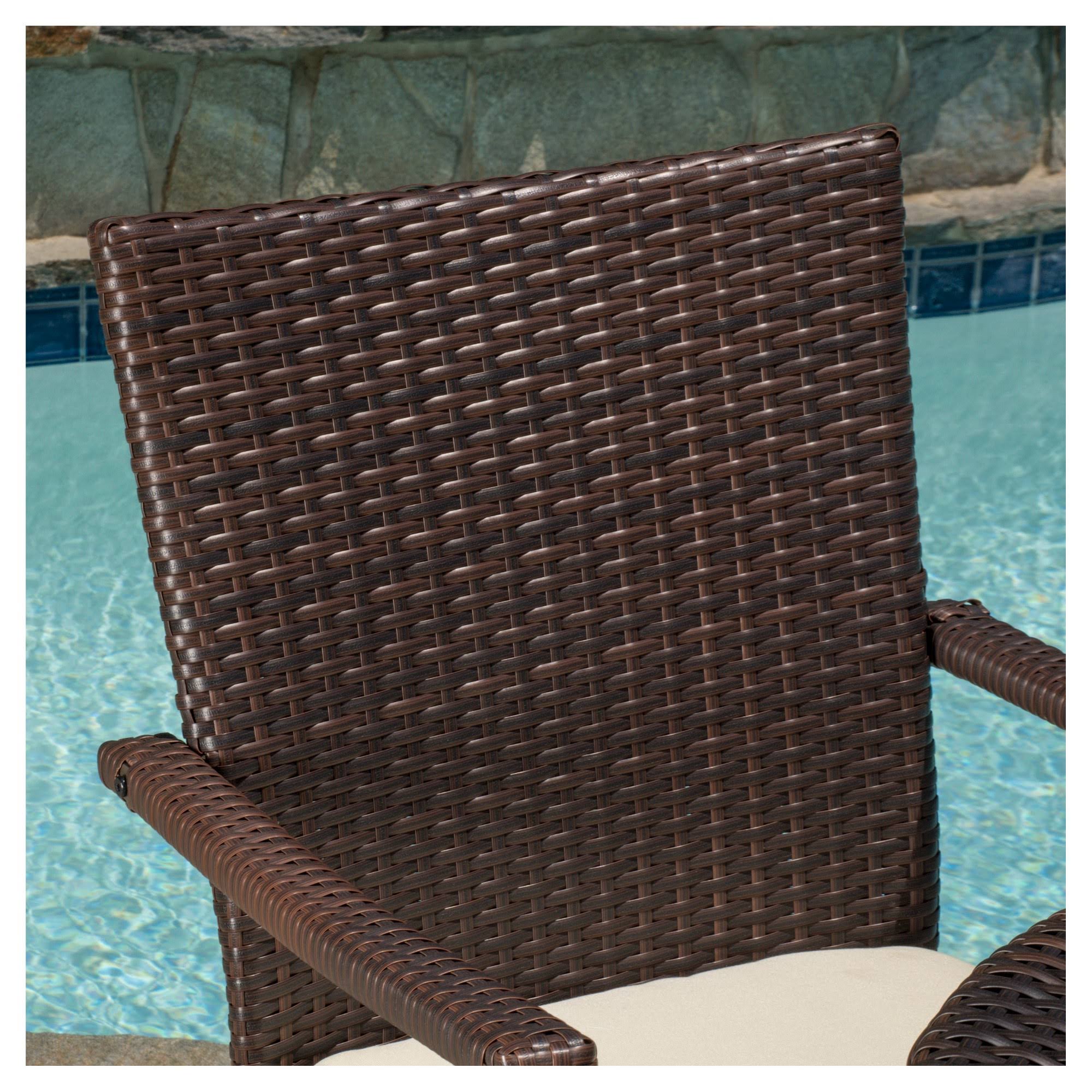 5 Piece Wicker Patio Dining Set A519