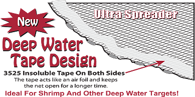 Ultra Spreader and Cast Net with Tape G813