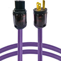 12AWG 7N OCC Power Cable with 24K Gold Plated Plug and IEC320-C15 Connector, 6.6FT/2M Y24097