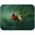 Tuftop Cardinals and White Pine Cutting Board A2693